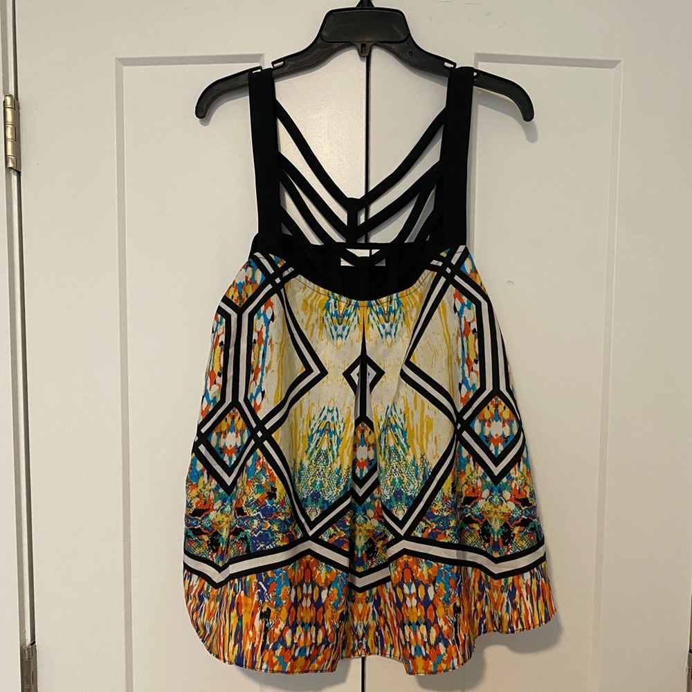 Bisou Bisou Multicolor Sleeveless Top